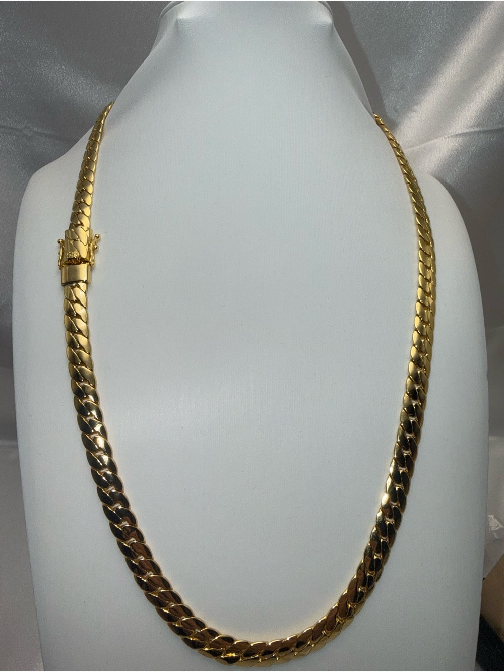 24 Inch 12mm 18K Gold Dipped Miami Cuban Link Necklace 14k stamped